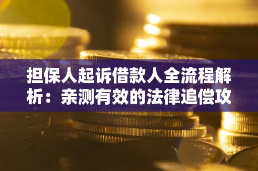 北京担保人起诉借款人全流程解析：亲测有效的法律追偿攻略