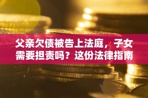 北京父亲欠债被告上法庭，子女需要担责吗？这份法律指南必须看完
