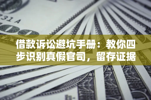 北京借款诉讼避坑手册：教你四步识别真假官司，留存证据不踩雷