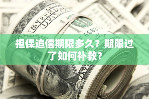 北京担保追偿期限多久？期限过了如何补救？