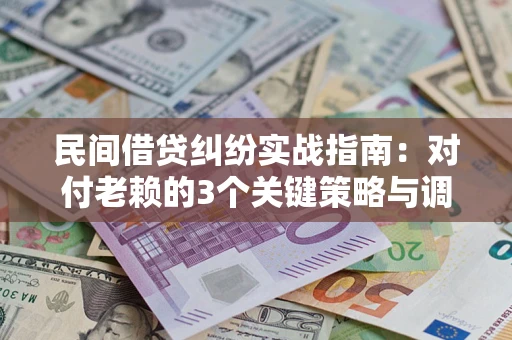 北京民间借贷纠纷实战指南：对付老赖的3个关键策略与调解盲区解析