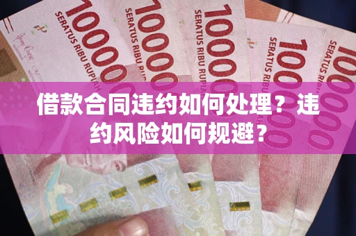 北京借款合同违约如何处理？违约风险如何规避？