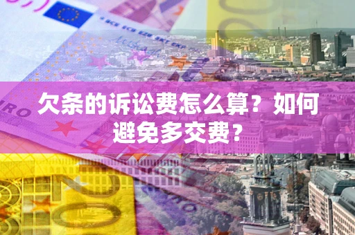 北京欠条的诉讼费怎么算？如何避免多交费？