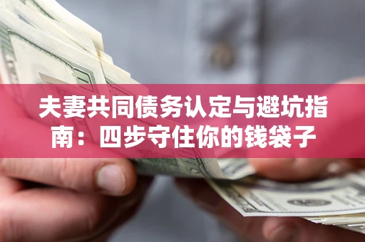 北京夫妻共同债务认定与避坑指南：四步守住你的钱袋子